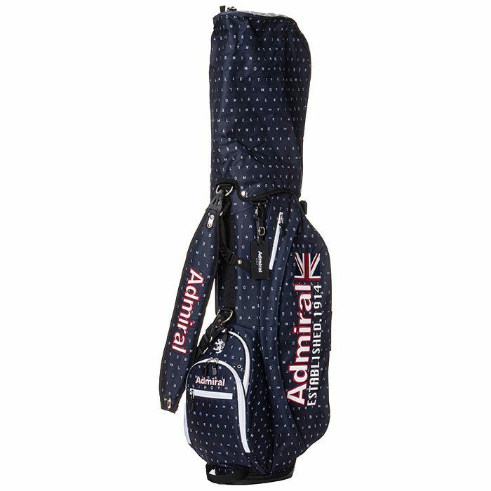 アドミラル Admiral　モノグラム 総柄 軽量 スタンド キャディバッグ ADMG3AC9 30 ネイビー　2023年モデル 詳細3