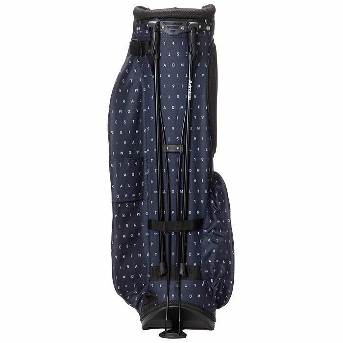 アドミラル Admiral　モノグラム 総柄 軽量 スタンド キャディバッグ ADMG3AC9 30 ネイビー　2023年モデル 詳細6