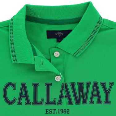 キャロウェイ Callaway　レディース ロゴデザイン 鹿の子 半袖 ポロシャツ C23134200　2023年モデル 詳細5