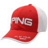 ピン PING　メンズ カラースキーム キャップ HW-U2301 36798-02 Red/White　2023年モデル Red/White