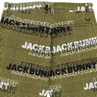 ジャックバニー Jack Bunny!!　メンズ ロゴデザイン グレンチェック柄 コットンツイル ストレッチ ロングパンツ 262-3131213　2023年モデル [裾上げ対応1●] 詳細5