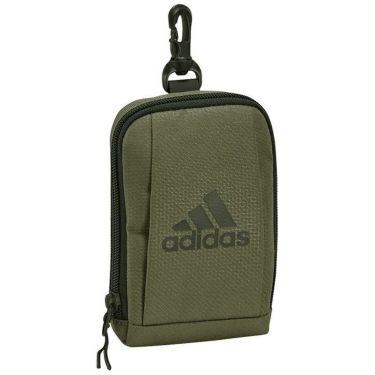 アディダス adidas　メンズ フック付き アクセサリーポーチ KE455 HS4454 オリーブ/ブラック　2023年モデル オリーブ/ブラック（HS4454）