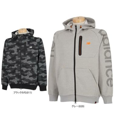 ニューバランスゴルフ　メンズ SPORT ダンボールニット 長袖 フルジップ フーディー 012-3162001　2023年モデル 詳細1