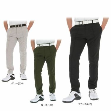 セントアンドリュース St ANDREWS　メンズ ロゴプレート クリースステッチ ストレッチ ロングパンツ 042-9131601 [裾上げ対応1●] 詳細1