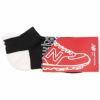 ニューバランスゴルフ　レディース SPORT ロゴジャガード アンクルソックス 012-3986501 010 ブラック　2023年モデル ブラック（010）