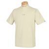 トラヴィスマシュー Travis Mathew　メンズ ロゴ刺繍 ストレッチ 半袖 モックネックシャツ 7AH019　2023年モデル ライトカーキ（2LKH）