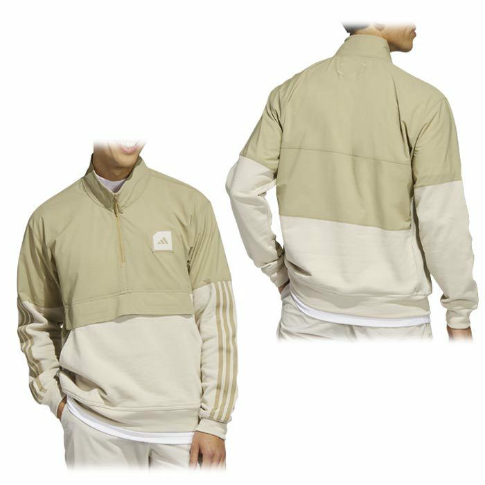 アディダス adidas　メンズ ADICROSS カラーブロック 長袖 ハーフジップ アノラック ジャケット EEW06　2023年モデル 詳細2