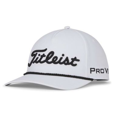 タイトリスト Titleist　ツアーロープ メンズ キャップ TH23ATR 10 ホワイト×ブラック　2023年モデル ホワイト×ブラック（10）