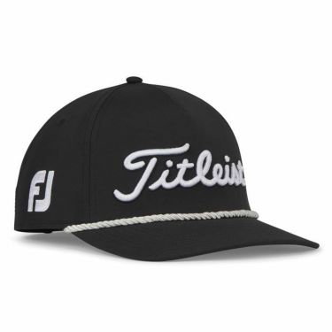 タイトリスト Titleist　ツアーロープ メンズ キャップ TH23ATR 01 ブラック×ホワイト　2023年モデル 詳細1