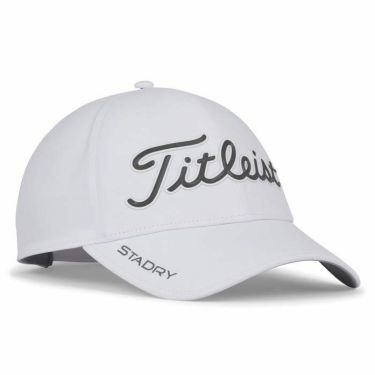 タイトリスト Titleist　プレイヤーズ ステイドライ メンズ レインキャップ TH23APSA 10C ホワイト×チャコール　2023年モデル 詳細1