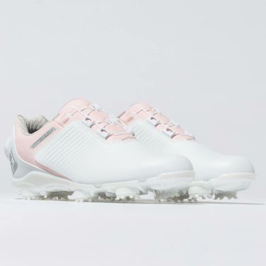 フットジョイ　ドライジョイズ ボア 2023年モデル　レディース ゴルフシューズ 98179 ホワイト/ピンク