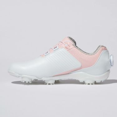 フットジョイ　ドライジョイズ ボア 2023年モデル　レディース ゴルフシューズ 98179 ホワイト/ピンク　詳細3