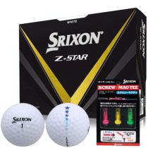 ダンロップ　スリクソン Z-STAR 2023年モデル ゴルフボール　1ダース（12球入り）　7スターマークボール ＆ SRIXONマグティー [2023年モデル] Z-STAR　ホワイト（7スター）