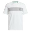 アディダス adidas　メンズ PLAY GREEN 配色切替 半袖 モックネックシャツ NMJ70　2023年モデル
