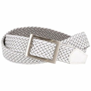 テーラーメイド TaylorMade　メンズ リバーシブル メッシュ ベルト TJ050 N94545 ホワイト/グレー　2023年モデル ホワイト/グレー（N94545）