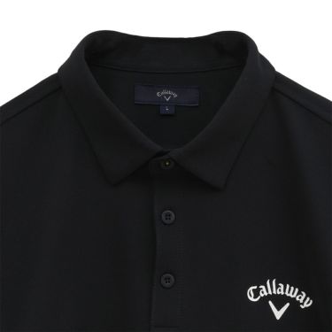 キャロウェイ Callaway　メンズ PARADYM ロゴプリント メッシュ鹿の子 半袖 ポロシャツ C23134160　2023年モデル 詳細1