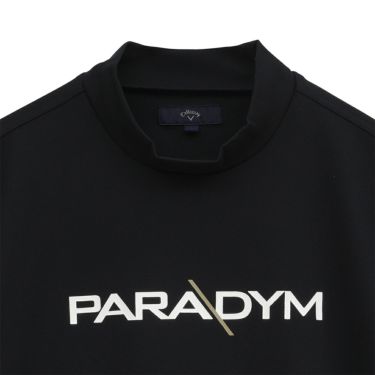 キャロウェイ Callaway　メンズ PARADYM ロゴプリント 鹿の子 半袖 モックネックシャツ C23134162　2023年モデル 詳細1