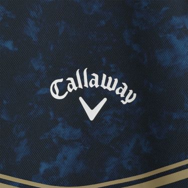 キャロウェイ Callaway　メンズ PARADYM モチーフプリント 鹿の子 半袖 モックネックシャツ C23134163　2023年モデル 詳細4