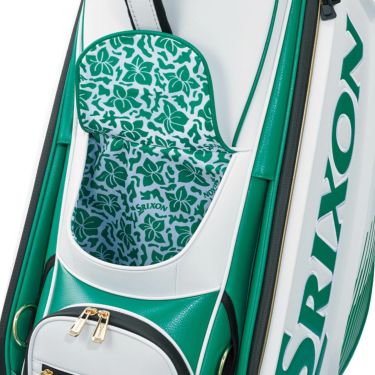 スリクソン SRIXON　ツアープロモデル　メンズ キャディバッグ GGC-S190L ホワイト/グリーン 詳細2