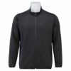 タイトリスト Titleist　メンズ ロゴデザイン ストレッチ 長袖 フルジップ ジャケット TKPMJ140J　2023年モデル チャコール（05）