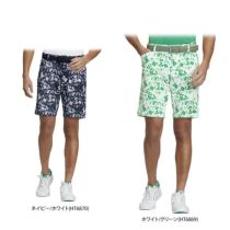 アディダス adidas　メンズ PLAY GREEN サッカー生地 総柄 ショートパンツ NMJ57　2023年モデル 詳細1