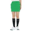 アディダス adidas　レディース PLAY GREEN ストレッチ インナーパンツ一体型 スカート NMJ54　2023年モデル グリーン（IM4679）