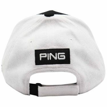 ピン PING　メンズ パイル キャップ HW-U2303 36800-01 Black/White　2023年モデル 詳細1