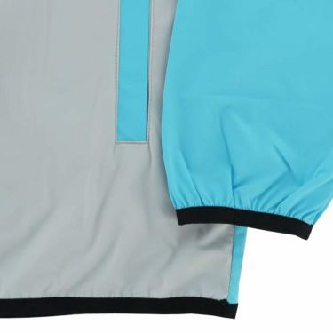 マンシングウェア Munsingwear　メンズ 撥水 ロゴプリント 配色切替 ストレッチ 長袖 Vネック プルオーバー ブルゾン MEMVJK03　2023年モデル 詳細5