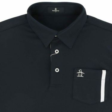 マンシングウェア Munsingwear　メンズ ロゴ刺繍 配色切替 ポケット付き 半袖 ポロシャツ MGMVJA03CH　2023年モデル 詳細3