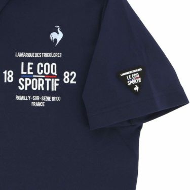 ルコック Le coq sportif　メンズ UVケア 半袖 ポロシャツ QGMVJA02　2023年モデル 詳細5