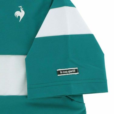 ルコック Le coq sportif　メンズ 配色切替 半袖 モックネックシャツ QGMVJA13　2023年モデル 詳細3