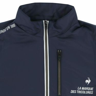 ルコック Le coq sportif　メンズ 撥水 メッシュ裏地 防風 サイドライン 2WAY フルジップ ブルゾン QGMVJK00　2023年モデル 詳細3