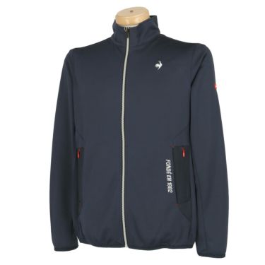 ルコック Le coq sportif　メンズ 撥水 ストレッチ 長袖 フルジップ ジャケット QGMVJL50　2023年モデル ネイビー（NV00）