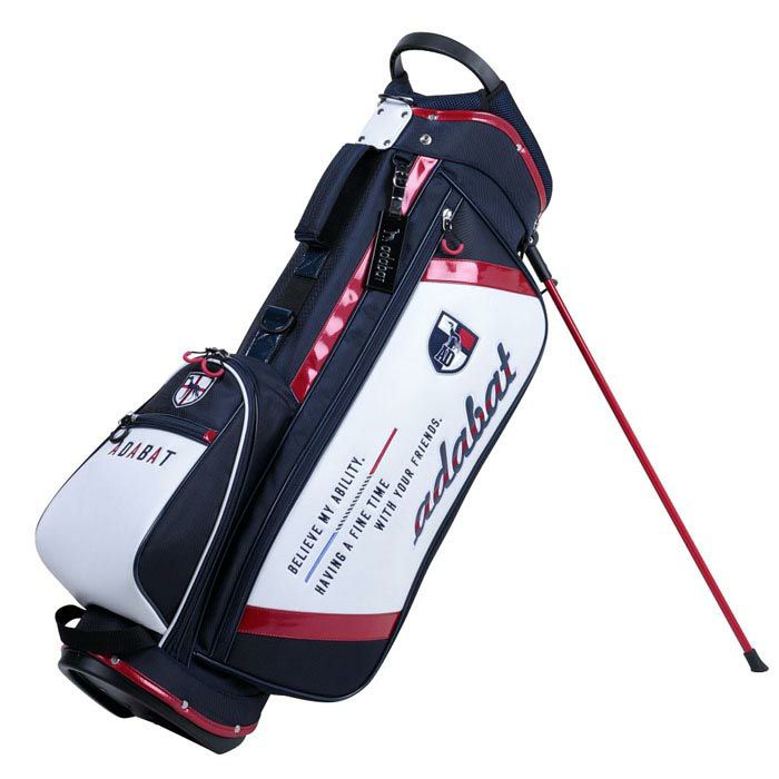 アダバット adabat　ライトウェイト　メンズ スタンド キャディバッグ ABC426S TR トリコロール　2023年モデル トリコロール（TR）
