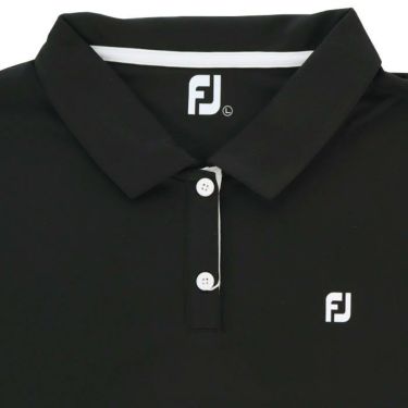 フットジョイ FootJoy　レディース ロゴプリント 袖ライン 4WAYストレッチ 半袖 ポロシャツ FJW-S23-S05　2023年モデル 詳細3