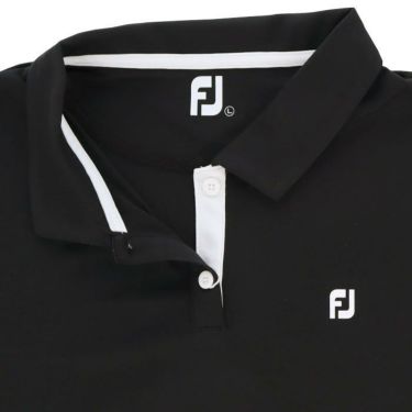 フットジョイ FootJoy　レディース ロゴプリント 袖ライン 4WAYストレッチ 半袖 ポロシャツ FJW-S23-S05　2023年モデル 詳細4