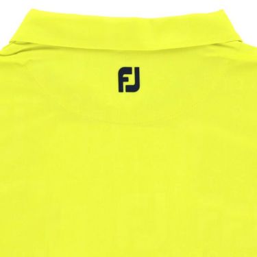 フットジョイ FootJoy　レディース ロゴプリント 総柄 エンボスロゴグラフィック 4WAYストレッチ 半袖 ポロシャツ FJW-S23-S08　2023年モデル 詳細5