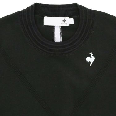 ルコック Le coq sportif　レディース RIJOUME ロゴジャガード ライン配色 クルーネック ニットベスト QGWVJL80　2023年モデル 詳細3