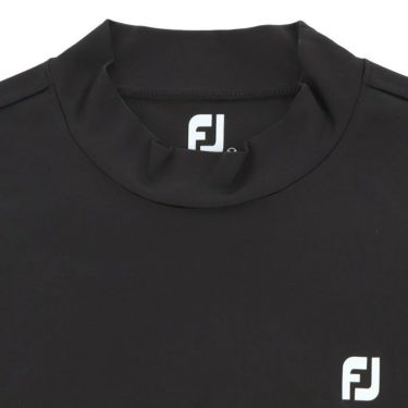 フットジョイ FootJoy　メンズ ロゴプリント ラインデザイン 4WAYストレッチ 半袖 モックネックシャツ FJ-S23-S16 2023年モデル 詳細6
