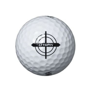 本間ゴルフ　D1 SPIN 2023年モデル ゴルフボール　1ダース（12球入り）　ホワイト 詳細2