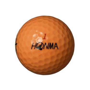 本間ゴルフ　D1 SPIN 2023年モデル ゴルフボール　1ダース（12球入り）　オレンジ 詳細1