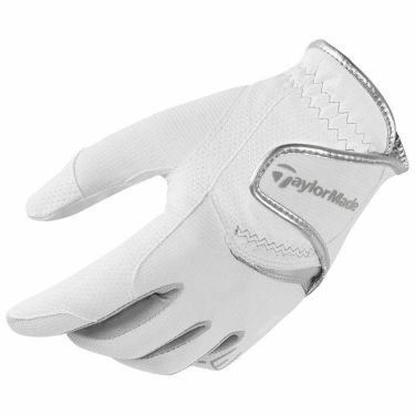 テーラーメイド　T-ICE　メンズ ゴルフグローブ TJ162 N94645 WHITE/SILVER　2023年モデル 詳細2