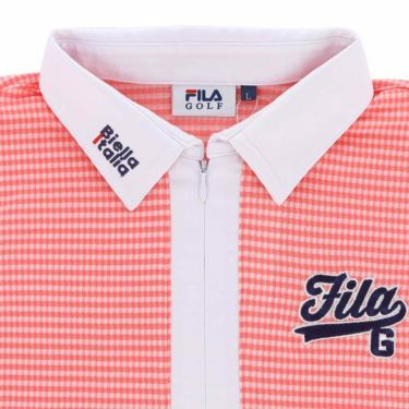 フィラ FILA　レディース チェック柄 ノースリーブ ハーフジップ ワンピース & 長袖 ショート丈 モックネック インナーシャツ 753-400　2023年モデル 詳細3