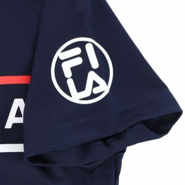 フィラ FILA　レディース トリコロール配色 半袖 モックネックシャツ 753-601　2023年モデル 詳細4
