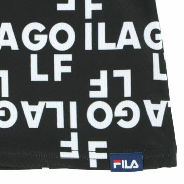 フィラ FILA　レディース タイポグラフィ柄 半袖 ボウタイ付き ポロシャツ 753-663　2023年モデル 詳細7