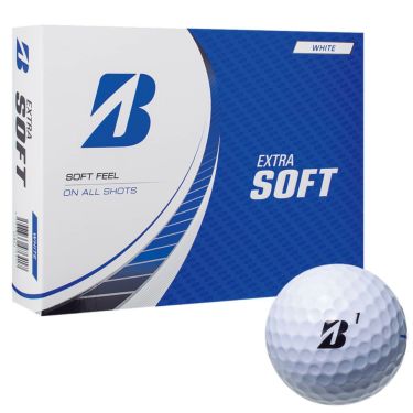 ブリヂストン　エクストラソフト 2023年モデル　ゴルフボール　ホワイト　1ダース（12球入り） ホワイト