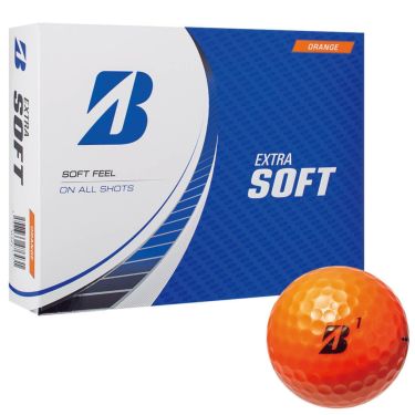 ブリヂストン　エクストラソフト 2023年モデル　ゴルフボール　オレンジ　1ダース（12球入り） オレンジ
