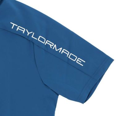 テーラーメイド TaylorMade　メンズ ロゴデザイン アシンメトリー切替 半袖 ポロシャツ TJ170　2023年モデル 詳細4