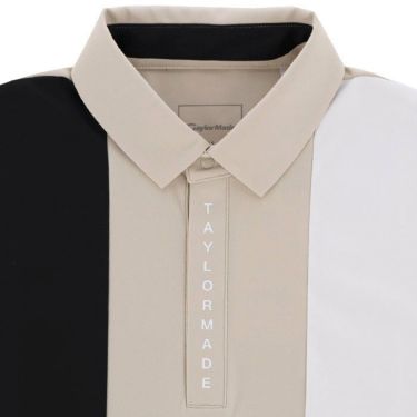 テーラーメイド TaylorMade　メンズ ロゴプリント カラーブロック 半袖 ポロシャツ TJ186　2023年モデル 詳細3