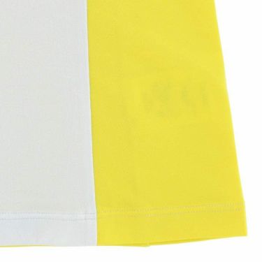 デサントゴルフ DESCENTE GOLF　レディース ロゴデザインプリント バイカラー ストレッチ 半袖 モックネックシャツ DGWVJA10　2023年モデル 詳細4